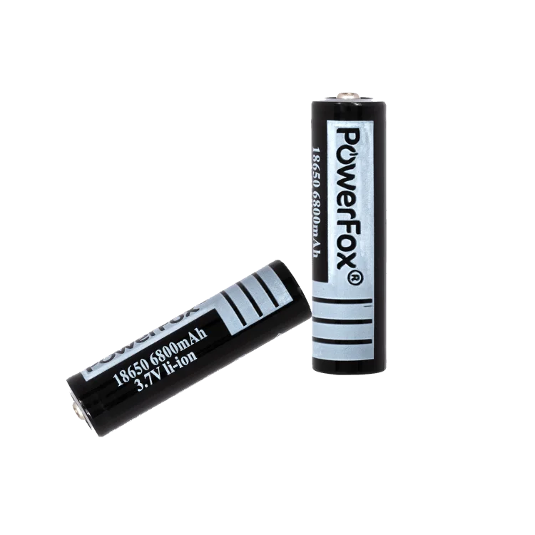 Due batterie ricaricabili PowerFox 18650 per puntatore laser ACE Pro