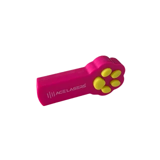 Laser per gatti a punto rosso ACE Lasers con corpo rosa