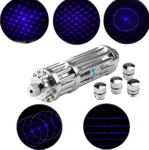 Laser viola VEX-1000 Pro con gli effetti di stelle e motivi proiettati