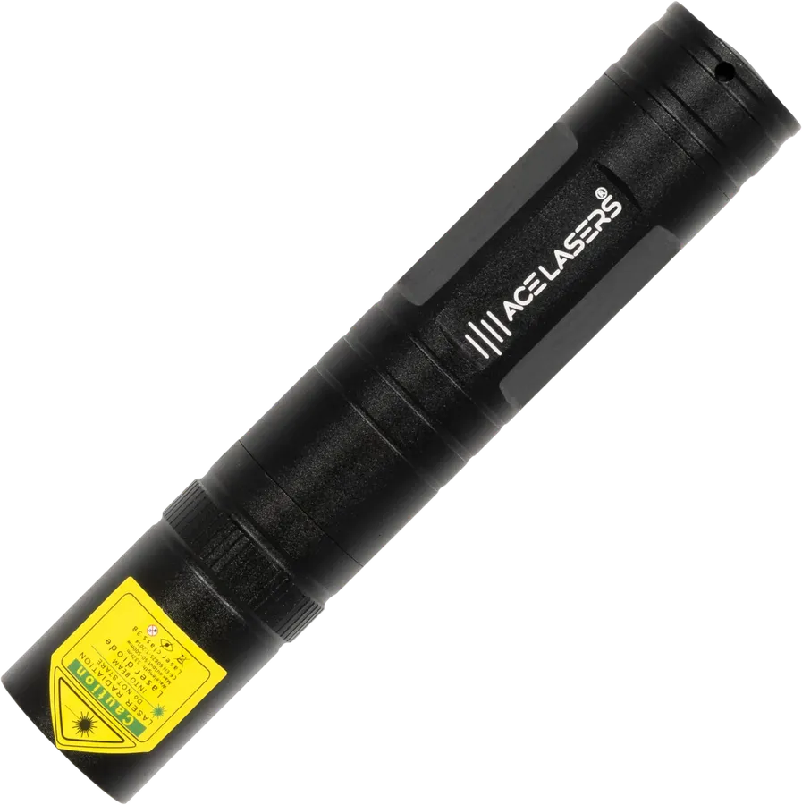 Laser verde potente compatto ACE Lasers AGP-2 Pro Mini da 12 cm con batteria 16340