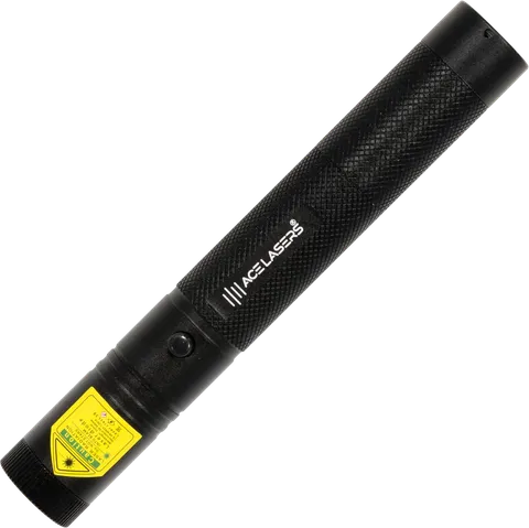Puntatore laser verde potente ACE Lasers AGP-3 Pro 50–500 mW con batteria 18650