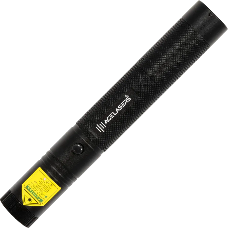 Puntatore laser verde potente ACE Lasers AGP-3 Pro 50–500 mW con batteria 18650