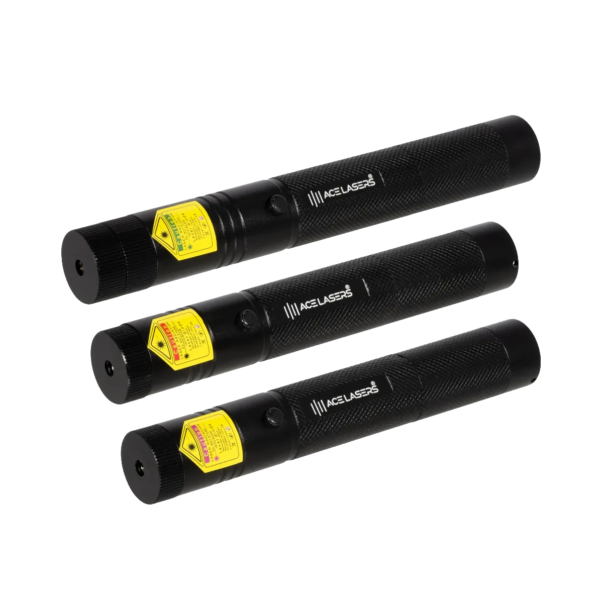 Set di puntatori laser professionali ACE Lasers AGP-1 Pro, ARP-1 Pro e AVP-1 Pro