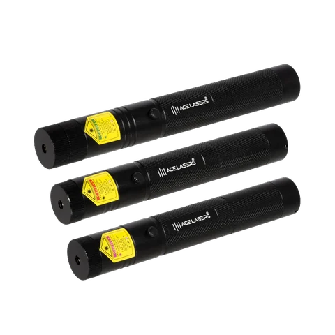 Set di puntatori laser professionali ACE Lasers AGP-1 Pro, ARP-1 Pro e AVP-1 Pro