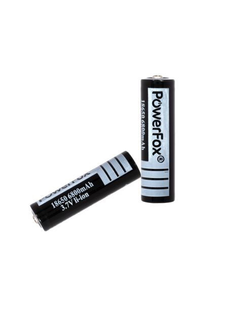PowerFox 2x 18650 batterie - 6800Mah